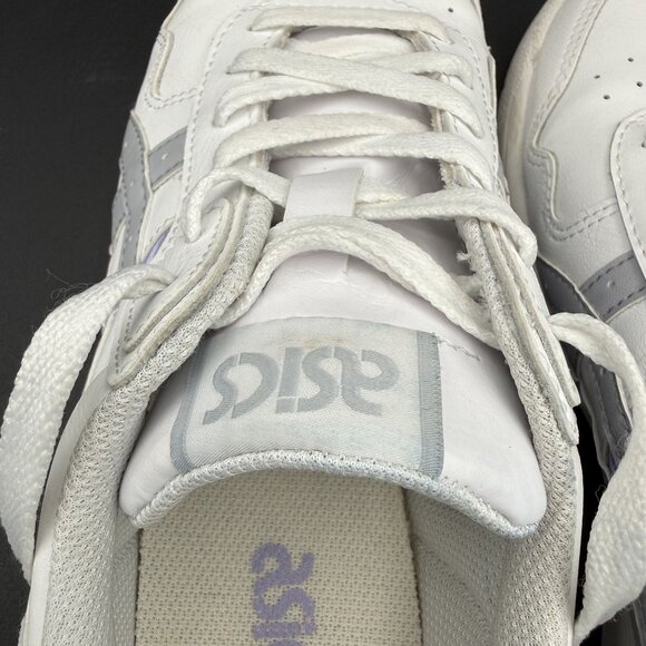Asics Japan S Sneakers Womens 8.5 White Leather Purple Gray Accents - Picture 9 of 11